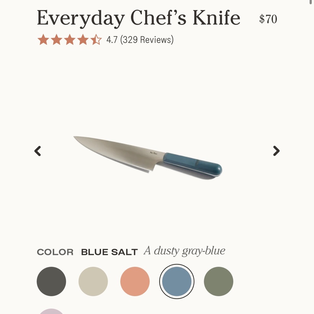 Our place kitchen chef’s knife